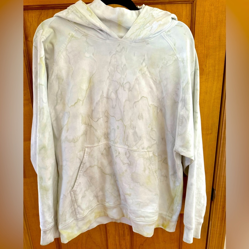 Lululemon Watercolor French Cotton Stretch Terry Heavyduty Sweatshirt Hoodie 12